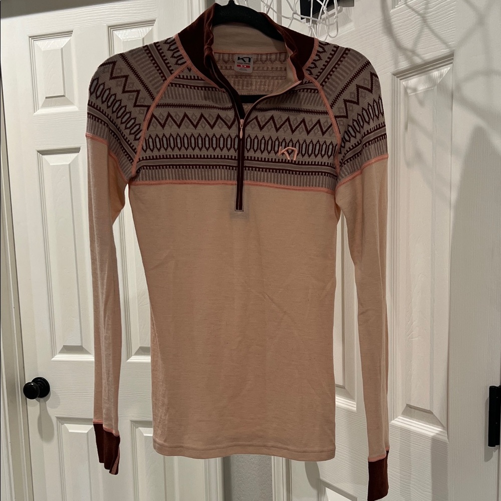 Kari Traa Looke base layer - 100% wool.  EUC.  Size M